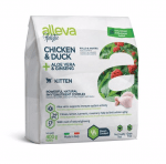 Пълноценна храна за подрастващи котета, както и за бременни и лактиращи кoтки Alleva® Holistic Kitten, с Пилешко и Патешко + Алое вера и Женшен, 0.400кг