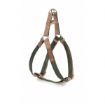 Нагръдник за куче Camon DOUBLEPREMIUM GREEN/ECRU , различни размери