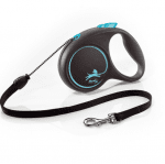 Автоматичен повод за куче Flexi Black Design, 5 метра въже за кучета до  20 кг, различни цветове