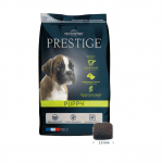 Храна за подрастващи кучета от всички породи, както и за женски кучета от всички породи в края на бременността или в периода на кърмене Flatazor Prestige Puppy, три разфасовки