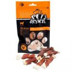 Лакомство за кучета PET'S DESSERT - Кокалчета с пилешко месо, 80 гр.