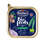 Био пастет за куче Butcher`s с 63% месно съдържание, без глутен 150гр - три вкуса