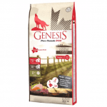 Храна  за възрастни кучета Genesis Pure Canada Wide Country Senior, С прясно месо от гъска, фазан и патица, три разфасовки