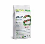 Пълноценна храна за подрастващи кучета от големи породи Alleva® Holistic Puppy Maxi, с Пилешко и Патешко + Алое вера и Женшен, 2.00кг