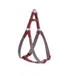 Нагръдник за куче Camon OUBLEPREMIUM GREY/RED , различни размери