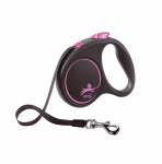 Автоматичен повод Flexi Dots с 5м лента - 3 размера, различни цветове