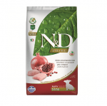 Храна за за подрастващи кучета от дребни породи N&D PRIME Puppy MiniChicken & Pomegranate, с пилешко месо и нар, 800гр