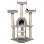 драскало за котки тип катерушка с къщичка 65 x 65 x 115 см