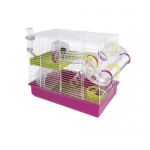 ОБОРУДВАНА КЛЕТКА ЗА ХАМСТЕРИ 46Х29,5Х24,5СМ - CAGE LAURA WHITE