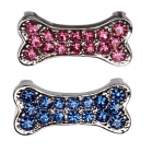 Декоративна форма с брилянти- кокал за поводи и нашийници