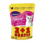 Пауч за котки Vitakraft Поезия Пилешко филе - ПРОМОКОМПЛЕКТ 3 брx85гр