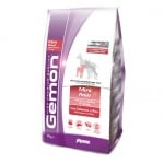 Суха храна за кучета от дребни породи Gemon Mini Adult, със сьомга и ориз, 20.00кг