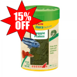 sera Flora Nature, 100 мл - основна храна със Спирулина без оцветители и консерванти