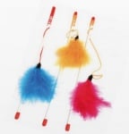 Играчка за коте Croci, въдичка с пера, 46,5см