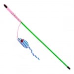 Играчка за коте Croci, въдичка с мишка, 46.5см