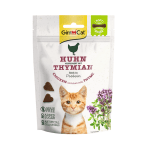 GimCat, Меки месни бисквити за котка с пиле и мащерка, 60 г