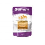 Пауч с пиле за подрастващи- Puppy & Junior, Monge- Gemon, 100гр