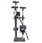 Malatec, драскало за коте, 170см, сиво и бяло