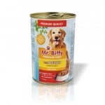 Хапки за кучета в сос Mr. Biffy, два вкуса, 415гр