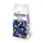 Суха храна за кученца от средни породи по време на отбиването до 1 година Monge Medium Starter, с пилешко месо, 15.00кг