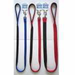 Повод Миазоо от изкуствена лента - двоен, двуцветен - различни цветове и размери