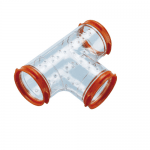 Тунел за гризачи Т-образен Ferplast,  14 x h 10 cm - Ø 6 cm