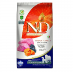 "N&D ADULT MED&MAXI PUMPKIN" - Пълноценна храна за кучета от средни и големи породи с тиква, агнешко и боровинки