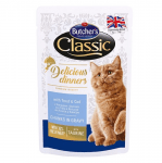 Пауч за коте Butcher's Delicious Dinners 100гр - различни вкусове