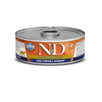 Пълноценна храна за котки в зряла възраст  N&D LAMB, PUMPKIN & BLUEBERRY АГНЕШКО, ТИКВА & БОРОВИНКИ - 80гр