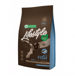 Пълноценна храна за кастрирани котки Nature`s protection Lifestyle, с бяла риба, без зърно, три разфасовки