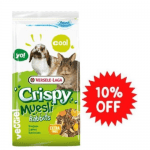 Versele-Laga Crispy Muesli - Rabbits (Cuni Crispy) 1кг - Пълноценна храна за декоративни зайци - различни разфасовки