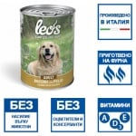 Консерва хапки в сос за кучета в зряла възраст Leo’s, с пилешко месо,  две разфасовки