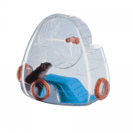 Къщичка за упражнения на хамстер с колело Ferplast, 32,3 x 23 x h 26,3 cm