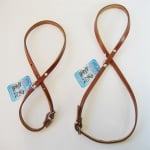 Нагръдник от естествена кожа тип Осмица от Миазоо, България- два размера