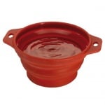 Сгъваща се купа за храна и вода за котки и кучета, подходящя за пътуване - два размера