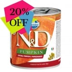 Пълноценна храна за кучета в зряла възраст N&D Pumpkin Chicken&Ponegranate ПИЛЕ, ТИКВА&НАР  - 285гр