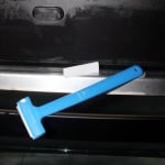 JBL Aqua-T Handy angle - Шпатула под ъгъл за почистване на стъклата на аквариума. 70мм острие от неръждаема стомана, дължина 300 мм