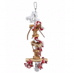 Дървена играчка за папагал Croci, 35см