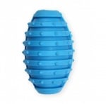 Pet Nova, играчка за куче - ръгби топка със звънец, 10см, синьо, аромат на мента