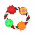 Pet Nova, играчка за куче - топки на въже, 4,5см