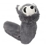 Pet Nova, плюшена играчка за куче - скърцаща лисица, сива, 41см