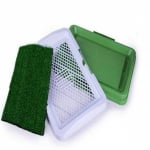 Puppy Potty Pad, Кучешка тоалетна с решетка и изкуствена трева, 47 / 34 /5 см