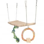 Trixie, Играчка за гризачи, дървен мост, 30х17х9см.