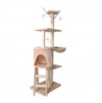 Malatec, драскало за коте, 138см, бежово