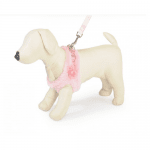 Комплект за куче повод + нагръдник PINK- два размера