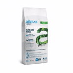 Пълноценна храна за подрастващи кучета от средни породи Alleva® Holistic Puppy Medium, с Океанска Риба + Коноп и Алое вера, 12.00кг