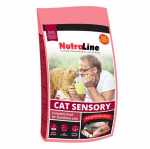 Храна за котки с капризен апетит Nutraline Cat SENSORY, с пиле и ориз, 1.00кг насипно