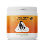 Хранителна добавка за повече енергия за кучета от средни и едри породи Dynamopet N.PLUS ACTIV, 200гр