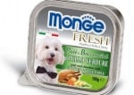 MONGE FRESH - Пастет с парченца месо  100гр. различни вкусове
