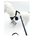 Комплект от повод и нагръдник Croci, Hiking, тъмно син